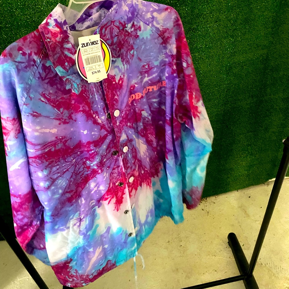 Wind breaker jacket multi color men’s small